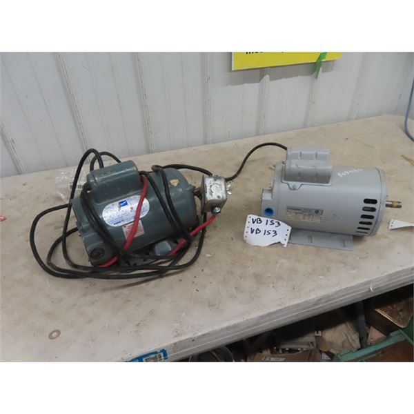 2- 2 HP Elec Motors