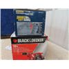 Image 2 : B & D 3 Pc - 18 Volt Tools, Drill, Saw, Flashlight , Elec Chicago Double Cut Saw