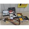 Image 1 : 2 Sodering Guns, Digital Laser Tachometer, Power Metal Shear, Freon Gauge