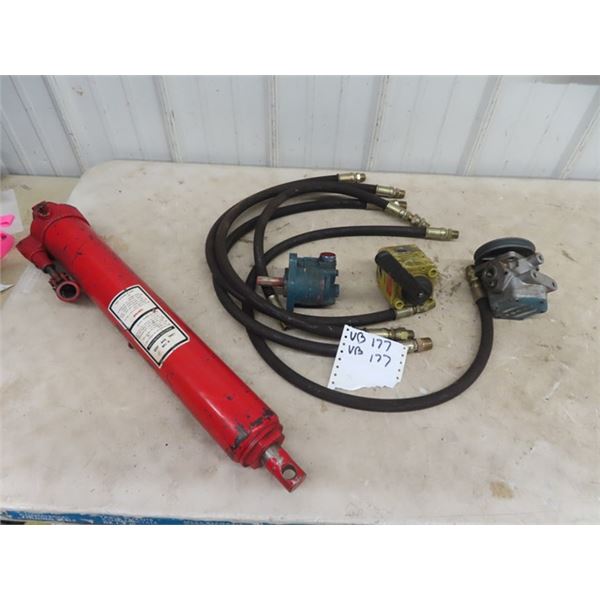 8 Ton Hyd Cyclinder, Hyd Hose, Hyd Pump