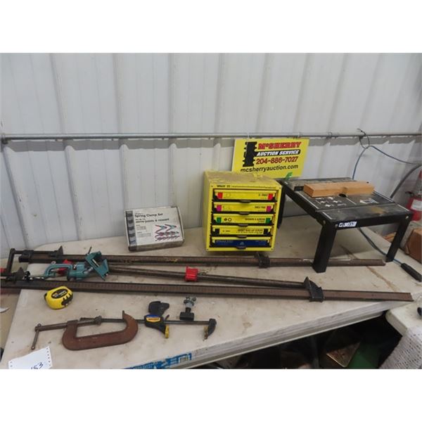 Clamps, Shop Organizerr, Router Table , Vice Plus More!