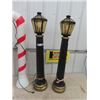 Image 3 : 4 Blow Moulds- 2 Candy Canes & 2 Lamp Posts
