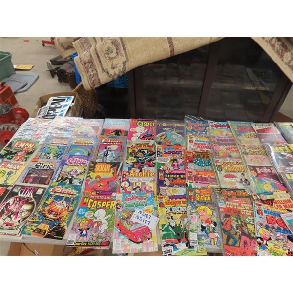 Approx 50 Comics- Eman, Doctor Solar, Rich Little, Johnny Quest & Archie