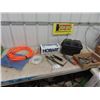 Image 1 : Battery Box, Welding Rods, Tarp, Air Hose, & Various Tools
