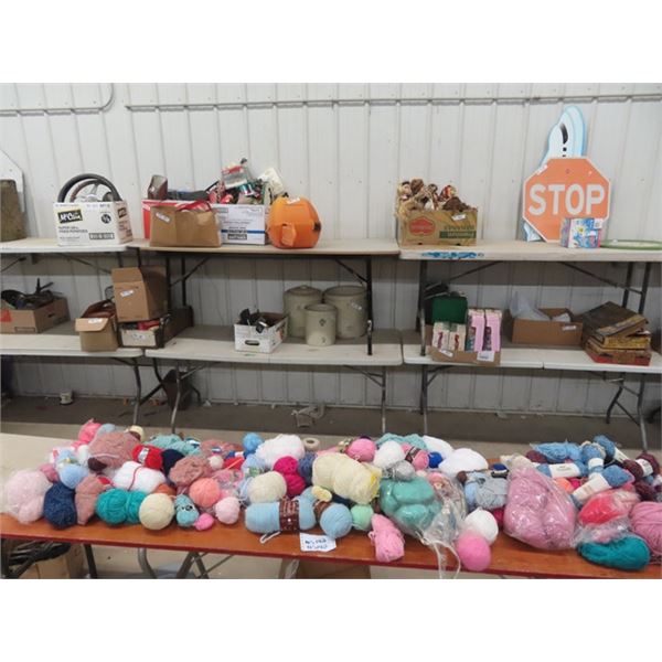 Approx 50 Bundles of Yarn