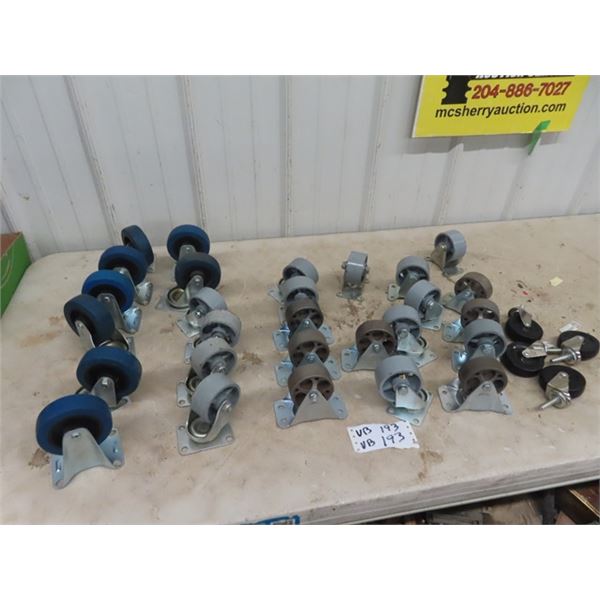 Approx 32 New Castors