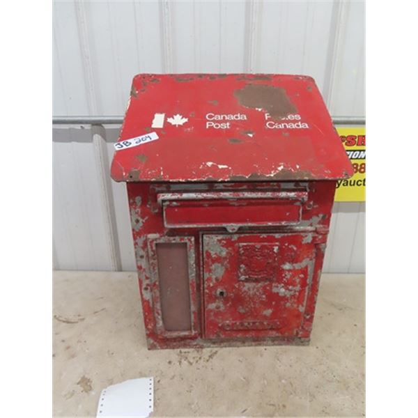 Metal Canada Post Mail Box 25" x 18" x 11"
