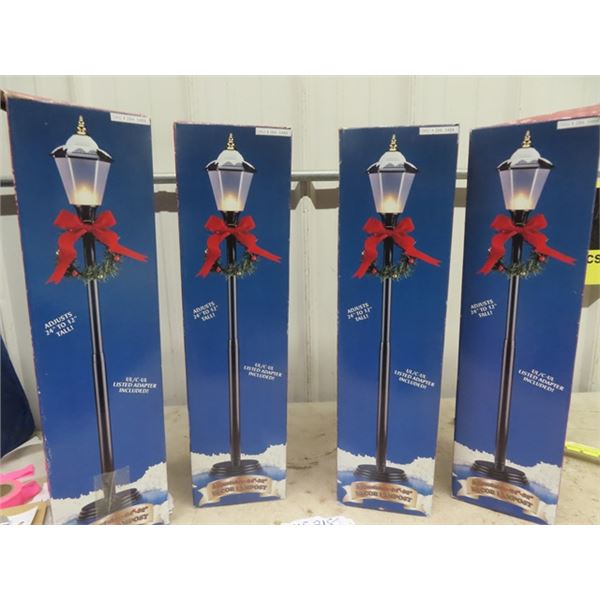 4 Decor Lamp Posts- Adjusts 24" -32"