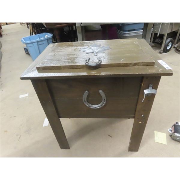 Rustic Ice COoler 29" x 19" x 27"