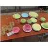 Image 1 : Approx 32 Pc Vintage Dishes & Glasses