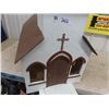 Image 4 : Wooden Church Display 40" x 32" x 19"
