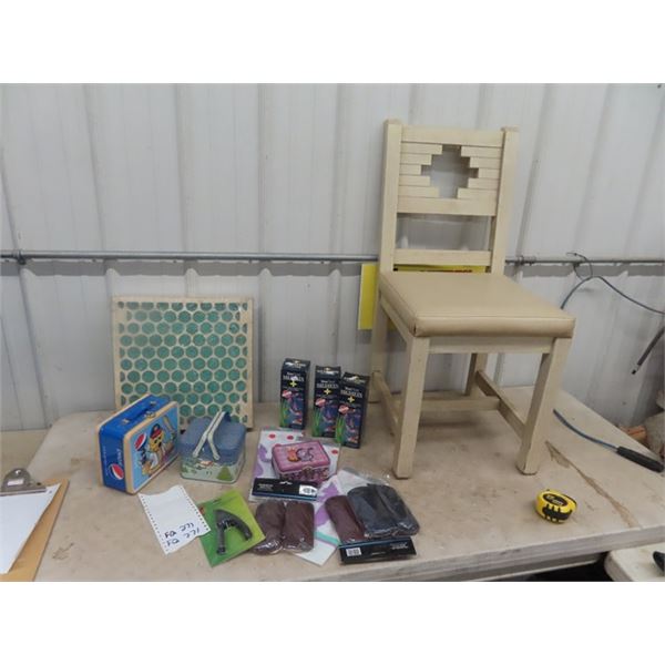 Chair & Lunch Kit, Fish Pond Decor, B Party Table Cloth, 3x16"x 16" x 1' Filter Furnace Plus More!