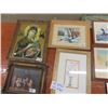 Image 2 : 10 Framed Pictures/ Vintage Wooden Frame