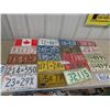 Image 1 : (PP) 20 License Plates,Cdn & Various Provinces 1950 & Up