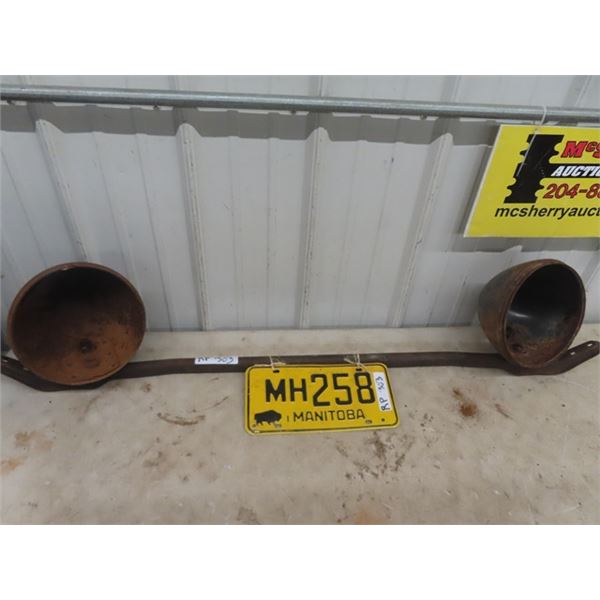 Auto Headlights & Bar w License Plate