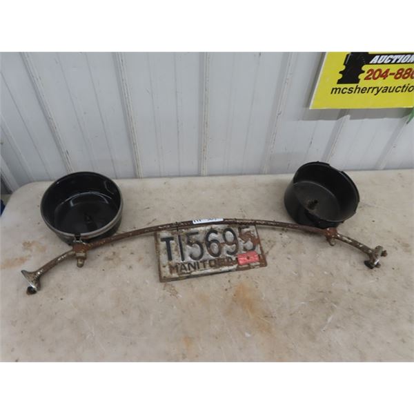 Auto Headlights & Bar w License Plate