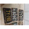 Image 3 : Approx 8 License Plates 1922 - 1963