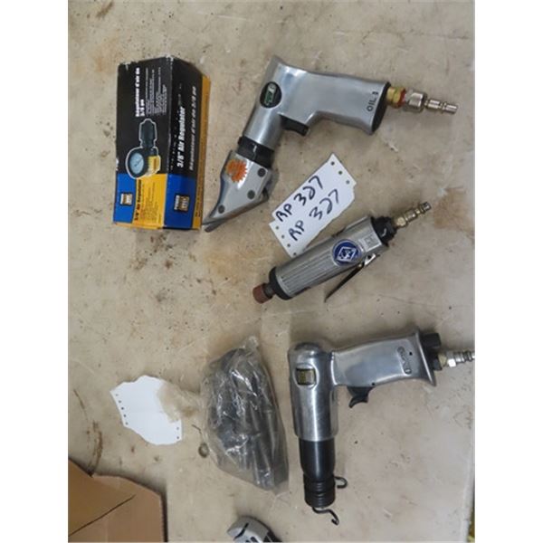 Air Tools, Nibbler, Die Grinder, Chisel w Access & Regulator