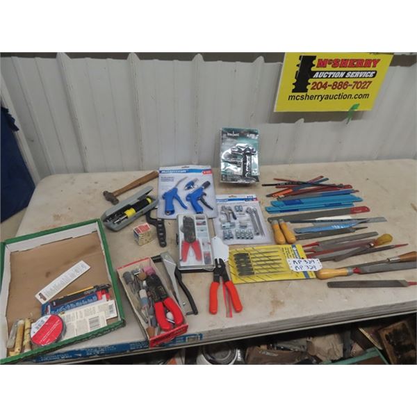 File, Air Blow Kits, Wire Stripper, Riviters, Plus