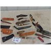 Image 1 : 8 Hunting Knives, & 12 Holsters/Sheaths