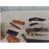 Image 4 : 8 Hunting Knives, & 12 Holsters/Sheaths