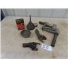 Image 1 : Gas Nozzle, Barrle Bunge, Funnel, & Neatsfoot Oil Tin