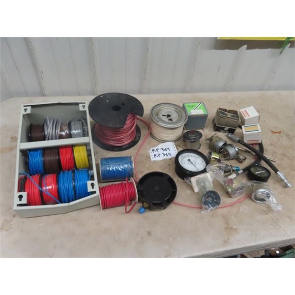Single Trailer Auto Wire, Speaker Wire, & Gauges Plus