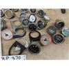 Image 2 : Qty of Auto Gauges, Military Spark Parts Box Metal Plus More