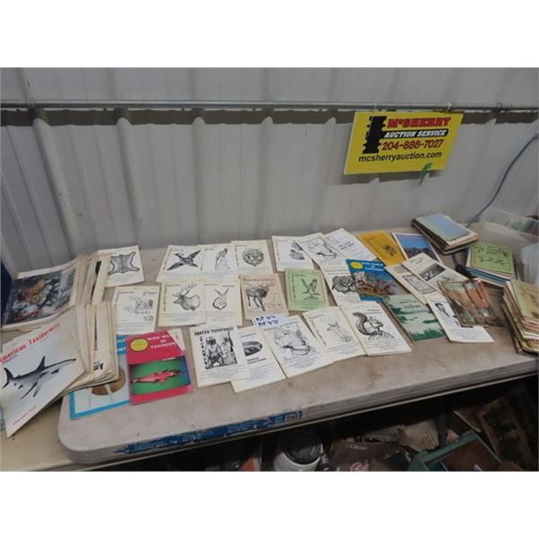 Over 100 Taxidermy Magazines