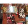 Image 4 : Box of Railway Matches, Box of Canada Dry Matches, Qty of Cream Bottle Caps, Naughty Cards, Red Rose