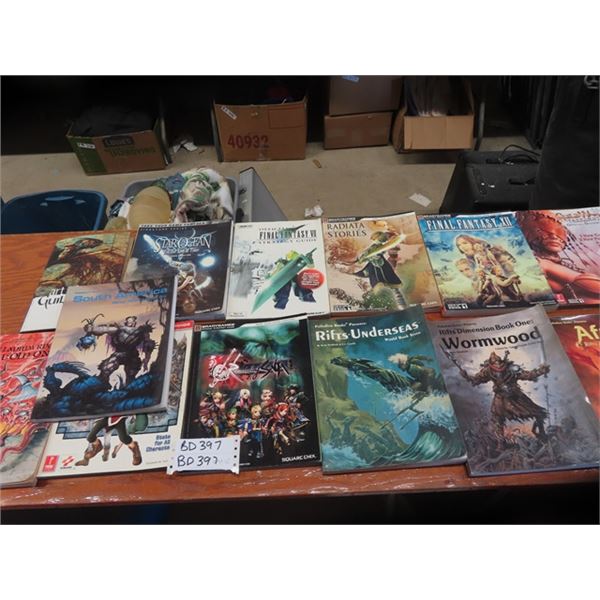 (BD) 13 Gaming Books, Final Fantasy, Guild Wars & More