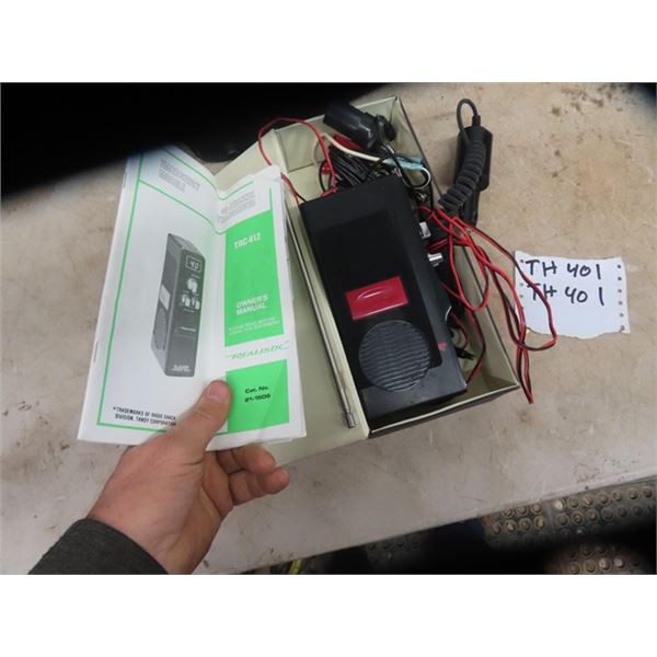 Emergency Mobile 40 Channel Transceiver, Digital Glat Outdoor Amplified Atennae & Kitchen Sink