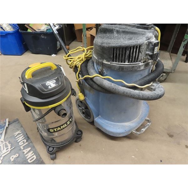 (BD) 2 Shop Vacs 1) Commercial, 1 ) Stanley 4.5