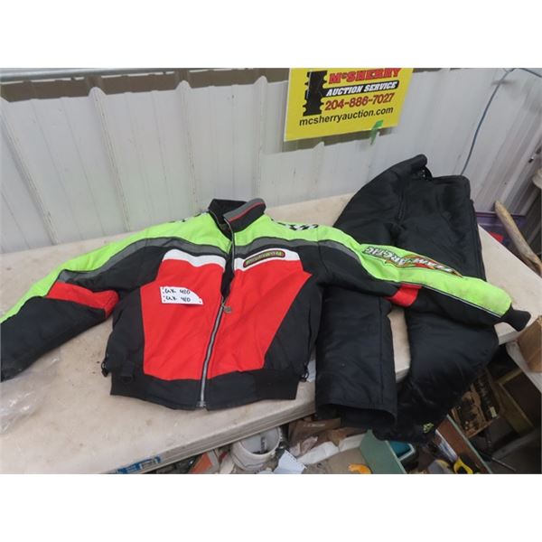 Arctic Cat  Snowmobile Jacket & Pants- Ladies XL