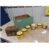 Image 3 : Wooden Crate & Tobacco TIns , Plus Mazawa Tea Tin