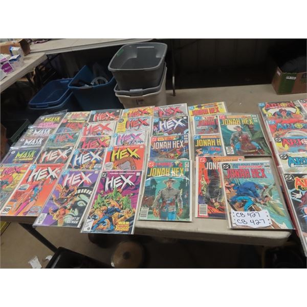 Approx 80 Comics, Robocop, Mortal Kobat, Mask Hex Jonah Hex Plus!