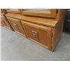 Image 3 : (BD) Oak 2 Door Display Case w Bottom Drawer 2 Pcs 78" x 48" x 16"