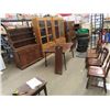 Image 1 : Buffet w Hutch 65" x 48" x18" Table w 2 Leaves 53" x 38" -  Leaves are 10" eacch, & 4 Chairs