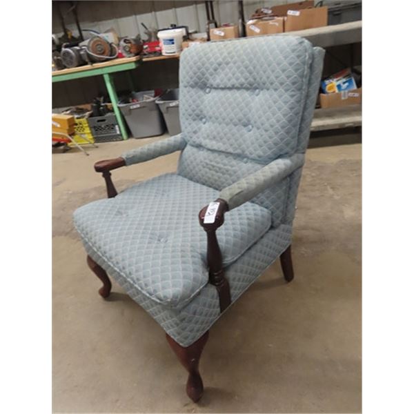 Upholstered Button Back Chair