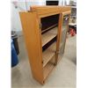 Image 2 : (BD) 2 Door Display Case - One Glass Off Door Missing 55" x 48" x 12"
