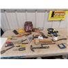 Image 1 : (BD)Various Tools, Hammer, Tape Measure, Vice Grip, Crescent Wrenches, Tool Belt, Cutters Plus