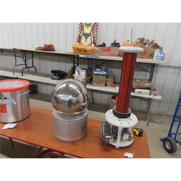 (BD) Tesla Coil  ,  Coil - 24" x 4.5" RD