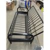 Image 2 : Metal Futon Frame - Just need Mattress & LG 42" TV - No Power Cord - TV Untested