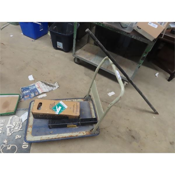 (BD) Smaller Shop Cart, Fire Extinguisher, Fening Bar, Receiver Hitch Ext