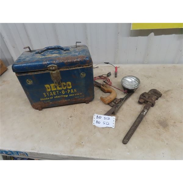 Delco Start O Pak & Various Tools