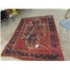 Image 1 : Area Rug 66" x 84" - Clean but has Some Wear & Camera Tripod