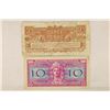 Image 2 : 2-PIECES OF MILITARY CURRENCY 2ND SERIES