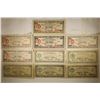 10 PIECES OF 1944 PHILIPPINES EMERGENCY CURRENCY