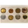 Image 2 : 8 ASSORTED TOKENS NIXON / KENNEDY TV DEBATE,