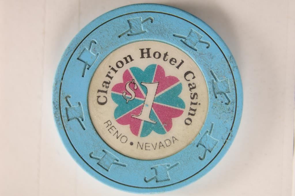 Clarion Inn Reno Nv $1 CLARION HOTEL CASINO CHIP RENO, NEVADA